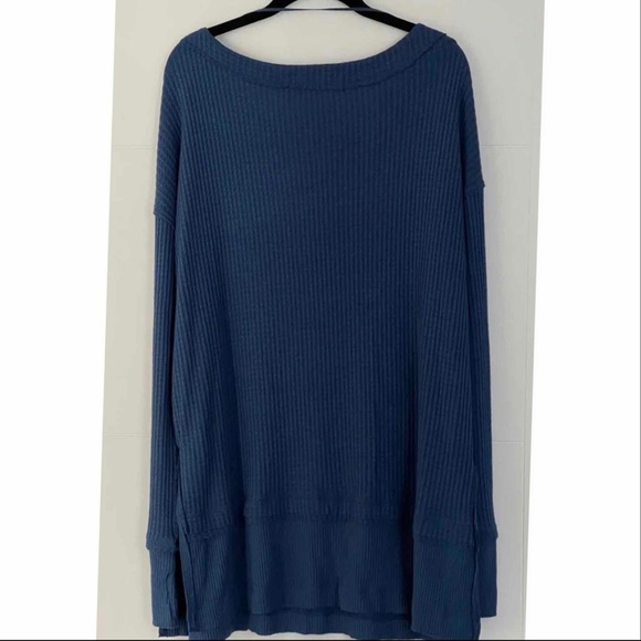 Free People North Shore Thermal Tunic Top - Picture 3 of 7